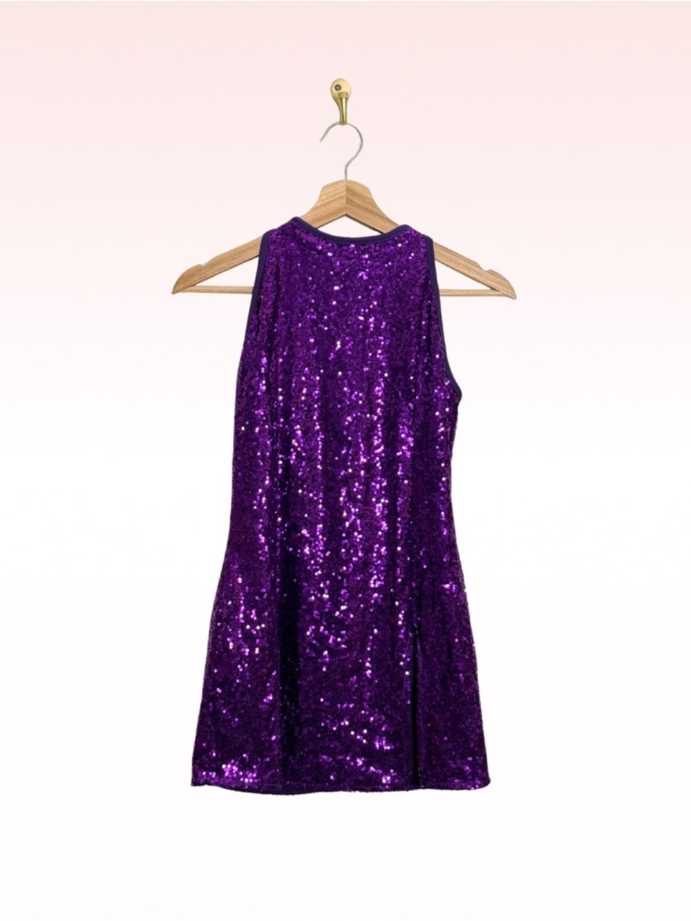 LOLANTA Girls Dance Hiphop Romper Purple Sequin